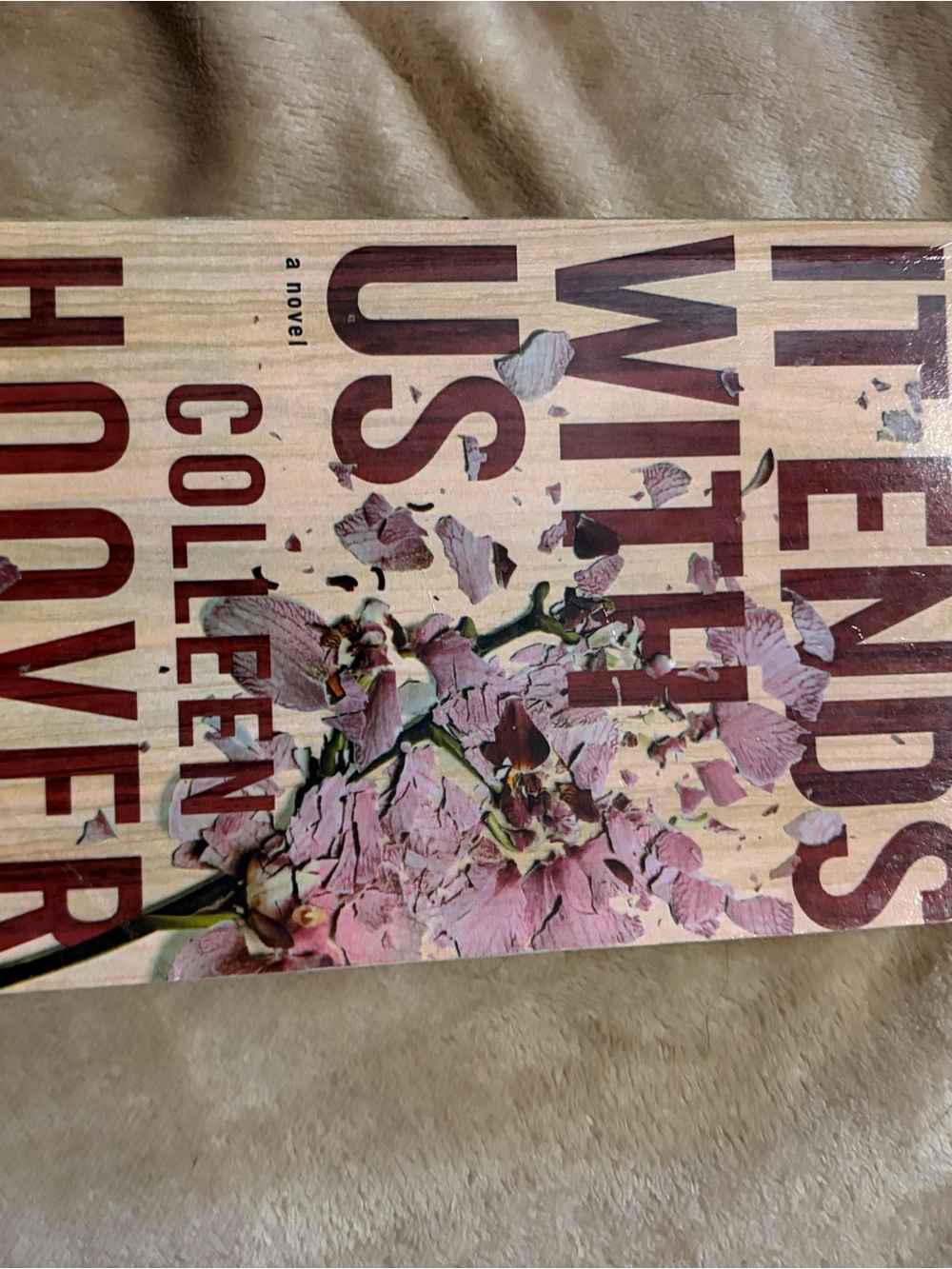 'It Ends With Us' Pink Floral Paperback
